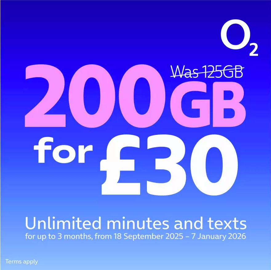 O2 Pay As You Go SIM Card