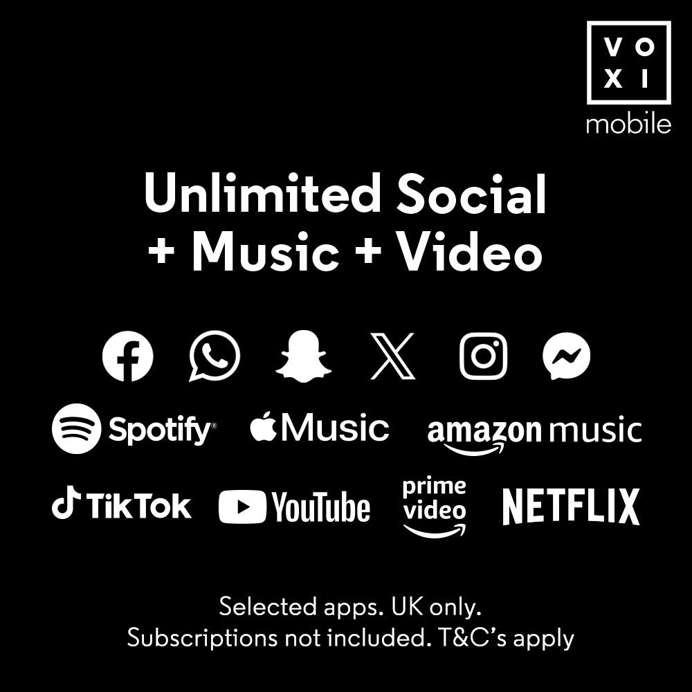 VOXI 100GB 30 Day Pay As You Go SIM Card - FREE