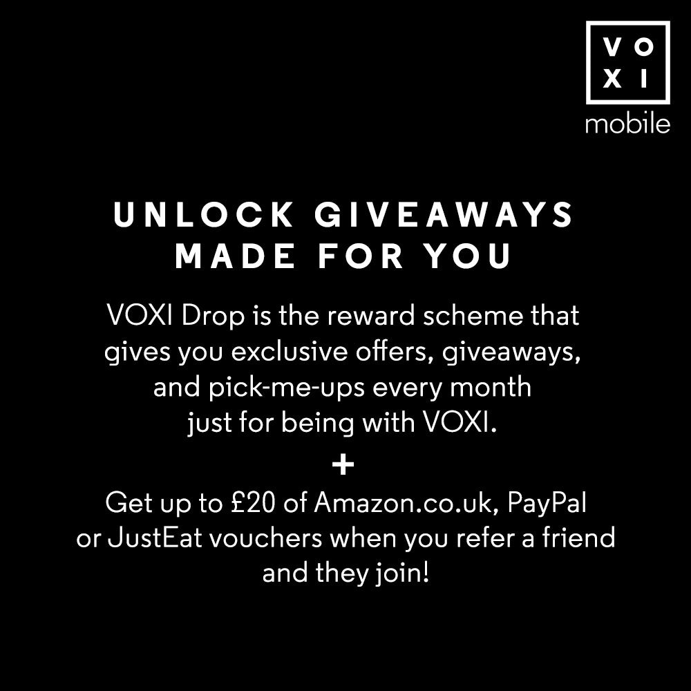 VOXI 100GB 30 Day Pay As You Go SIM Card - FREE